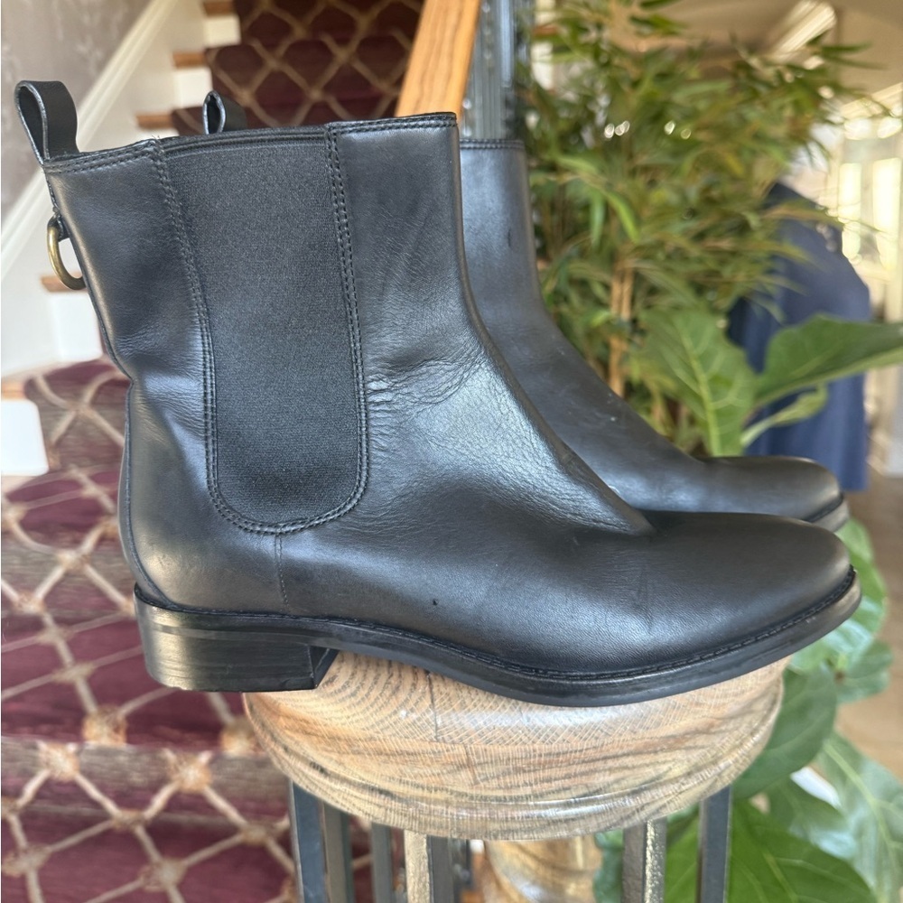 COLE HAAN ladies waterproof black booty size 8 very good condition - Picture 6 of 13